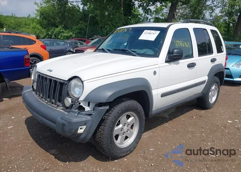 2006 Jeep Liberty Sport из США, поврежденный, VIN 1J4GL48K66W234775